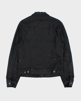 Nudie Jeans Back To Black Tar Denim Conny Jacket - M