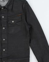 Nudie Jeans Back To Black Tar Denim Conny Jacket - M