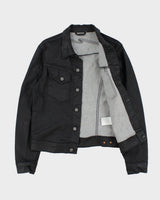 Nudie Jeans Back To Black Tar Denim Conny Jacket - M