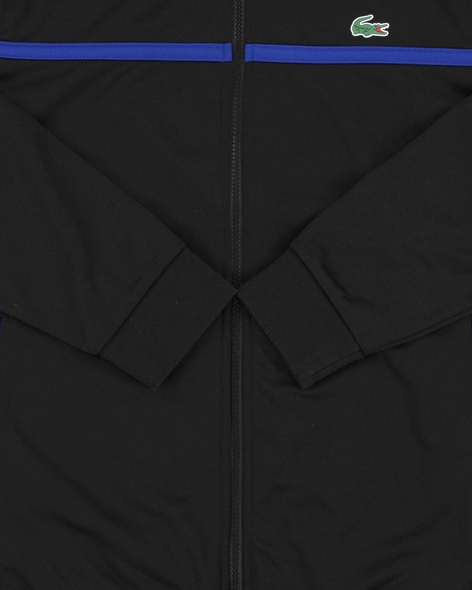 Vintage Lacoste Sport Black Classic Croc Track Jacket - L