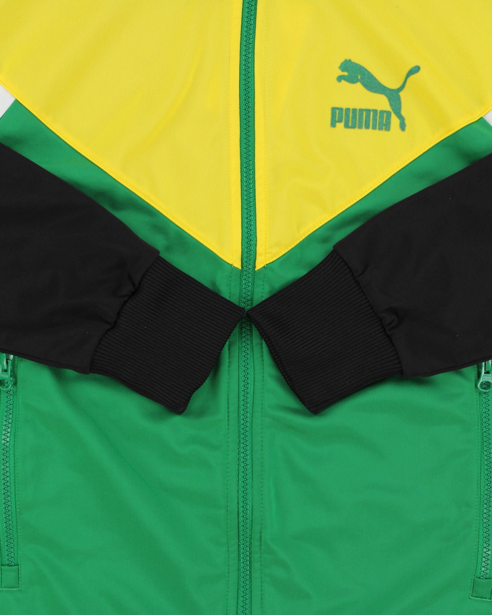 Vintage Puma Jamaica Theme Classic Funnel Neck Track Jacket - S