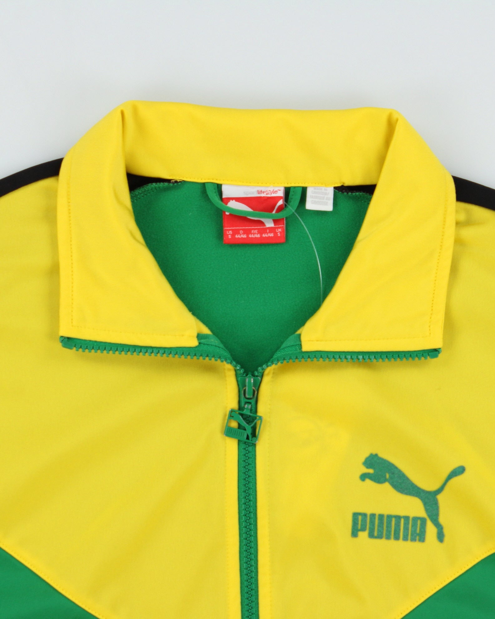 Vintage Puma Jamaica Theme Classic Funnel Neck Track Jacket - S