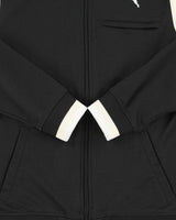 Vintage Puma Black Striped Classic Funnel Neck Track Jacket - S