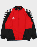 Vintage Y2K 00s Adidas Climacool 3-Stripe Football Track Jacket - L