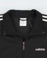 Vintage Y2K 00s Adidas Heavyweight Classic 3-Stripe Funnel Neck Track Jacket - M