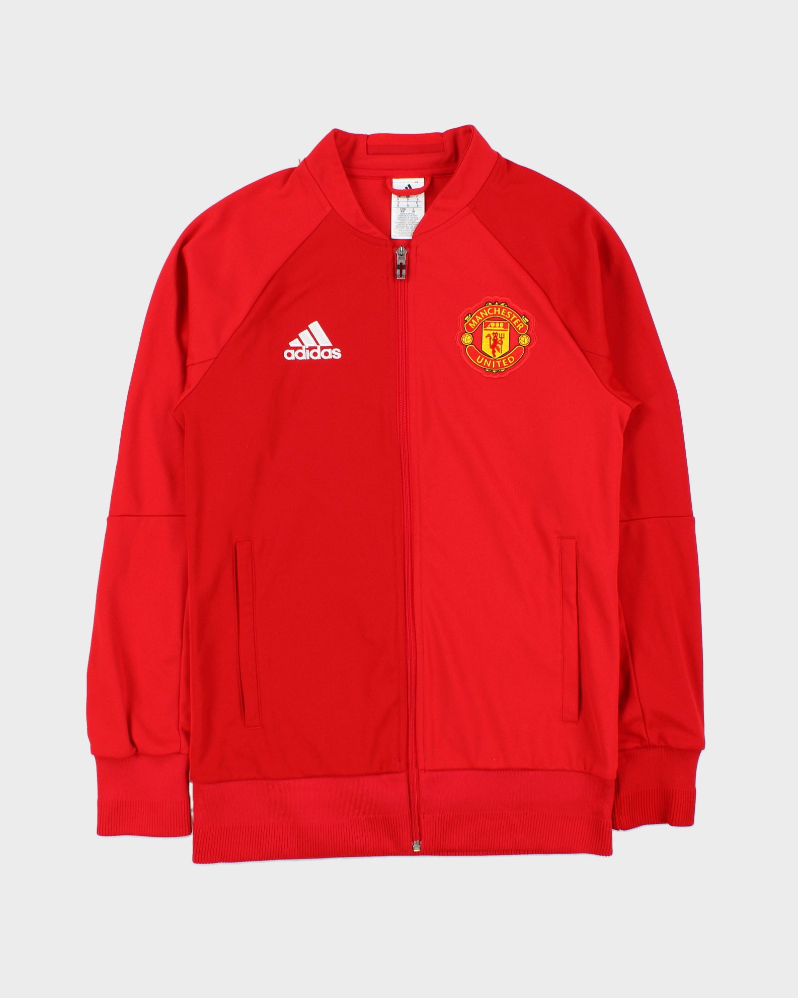 2015-16 Adidas Manchester United FC Two-Tone Football Track Jacket - S