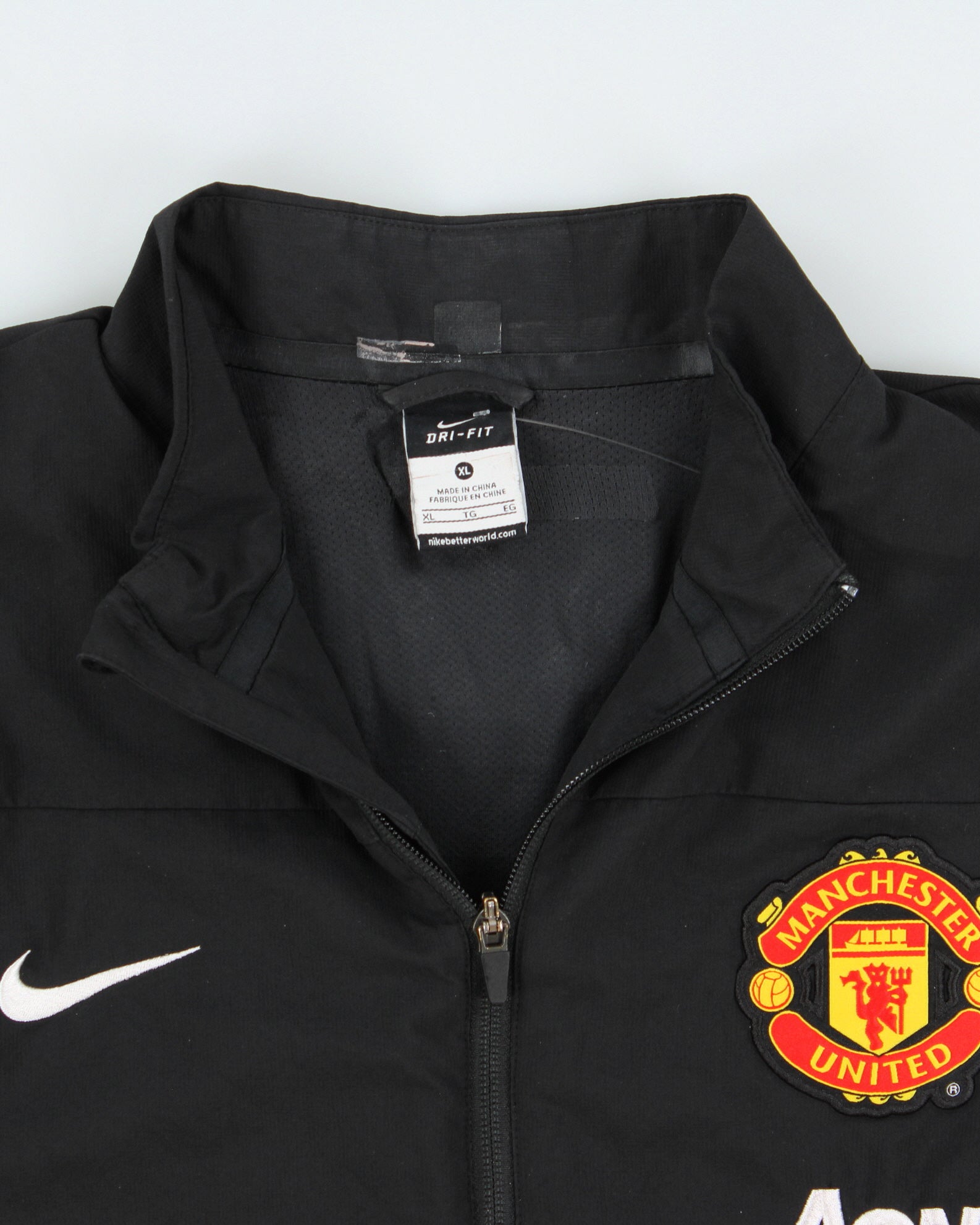 2011-12 Nike Manchester United FC Dri-Fit Soft Shell Football Track Jacket - XL