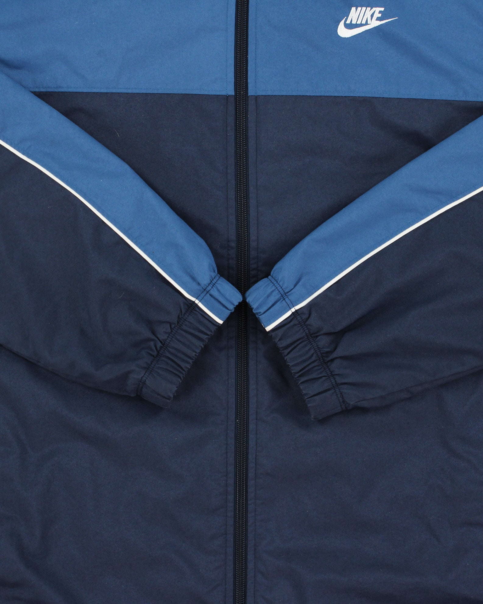 Vintage Y2K 00s Nike Two-Tone Embroidered Shell Windbreaker Jacket
