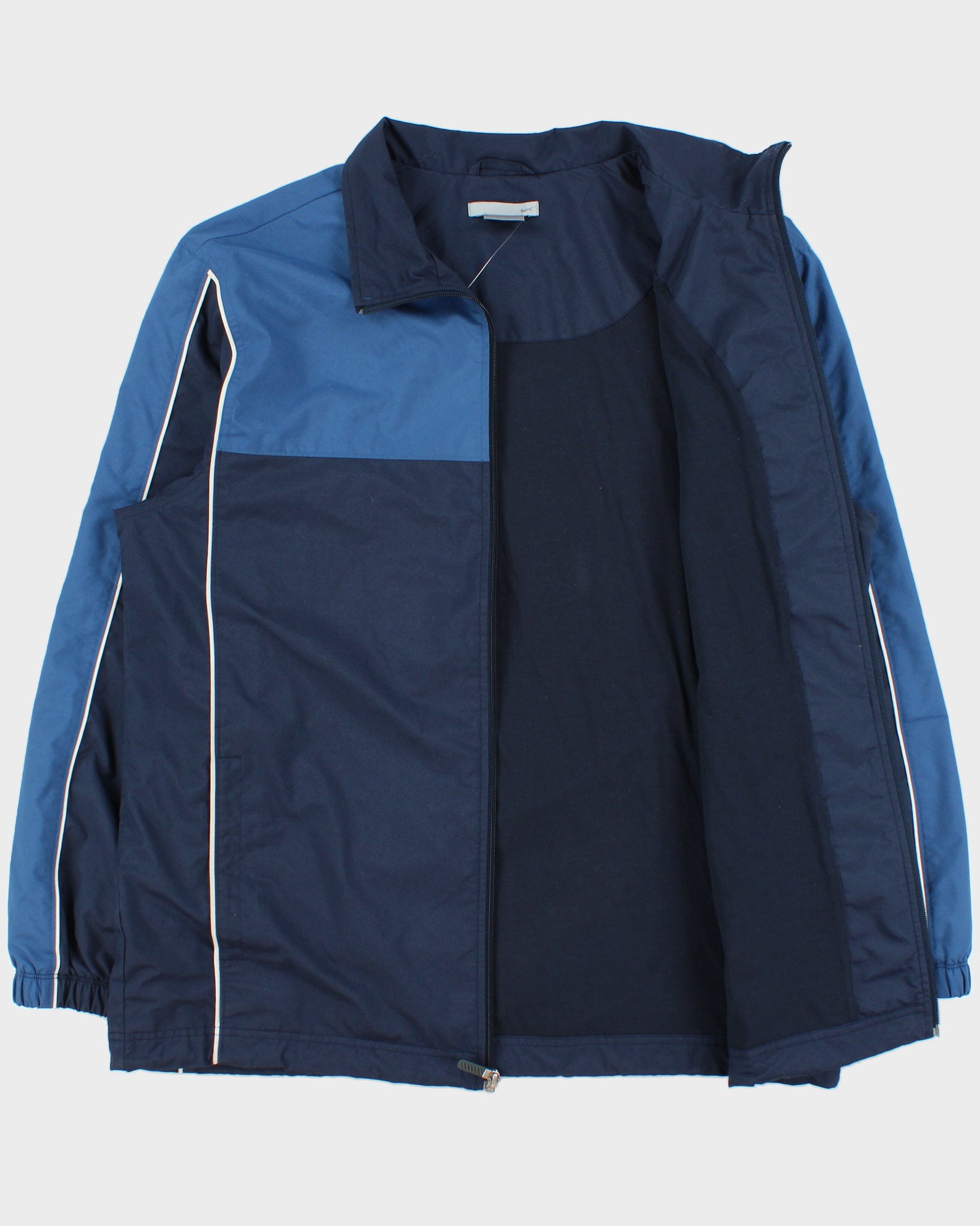 Vintage Y2K 00s Nike Two-Tone Embroidered Shell Windbreaker Jacket