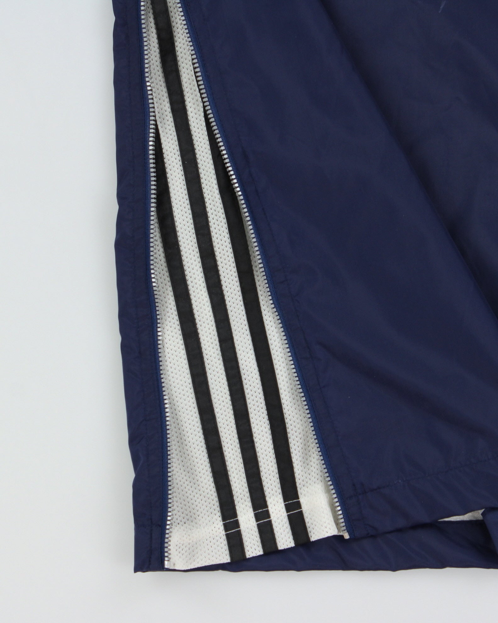 DSWT Vintage 1990s Adidas Navy Wind Trainer Pullover Jacket - XXL