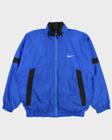 Vintage 1990s Nike Big Swoosh Soft Shell Windbreaker Jacket - M