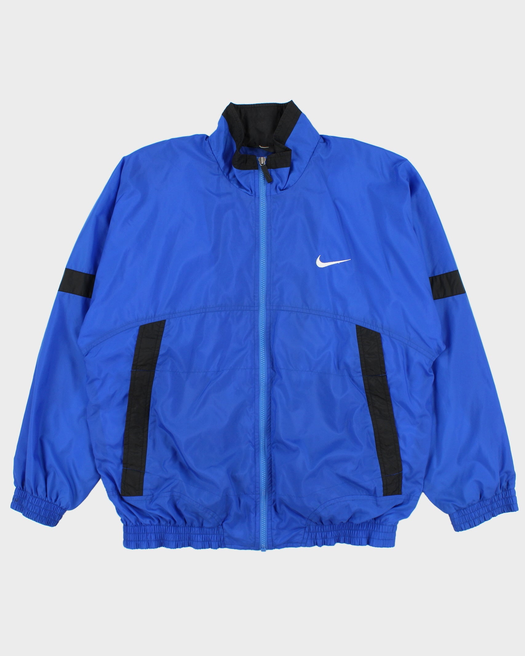 Vintage 1990s Nike Big Swoosh Soft Shell Windbreaker Jacket - M