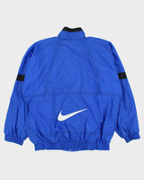 Vintage 1990s Nike Big Swoosh Soft Shell Windbreaker Jacket - M