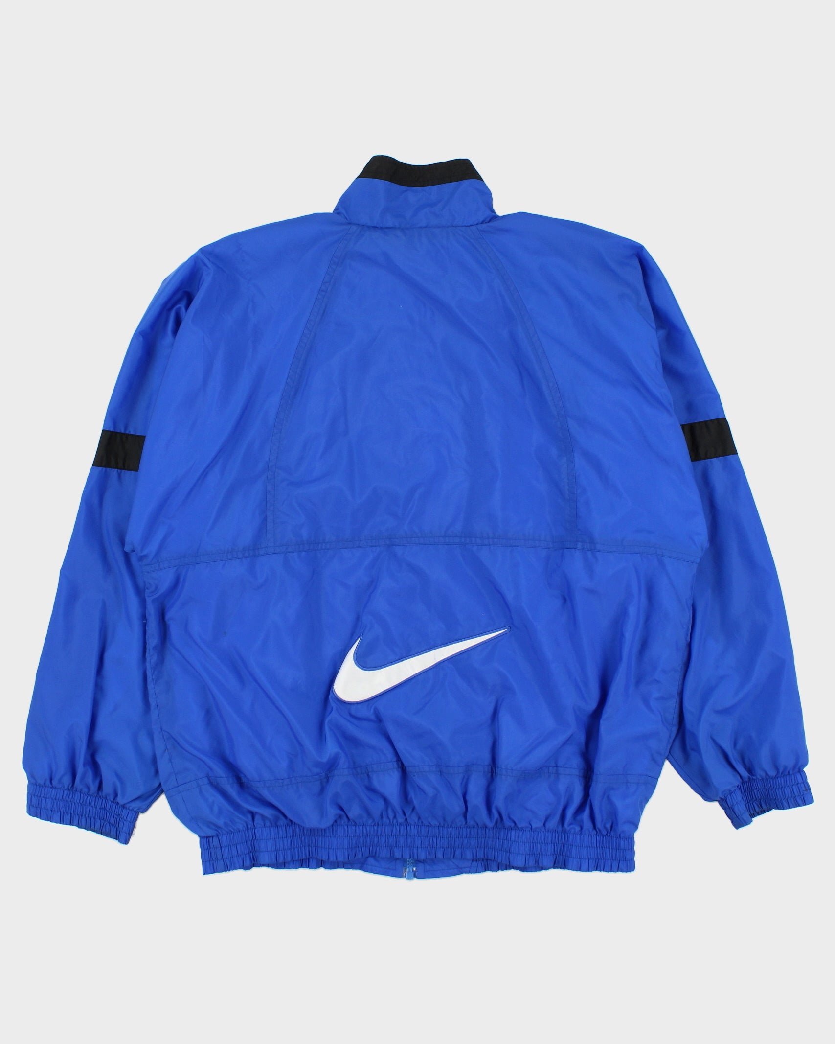 Vintage 1990s Nike Big Swoosh Soft Shell Windbreaker Jacket - M