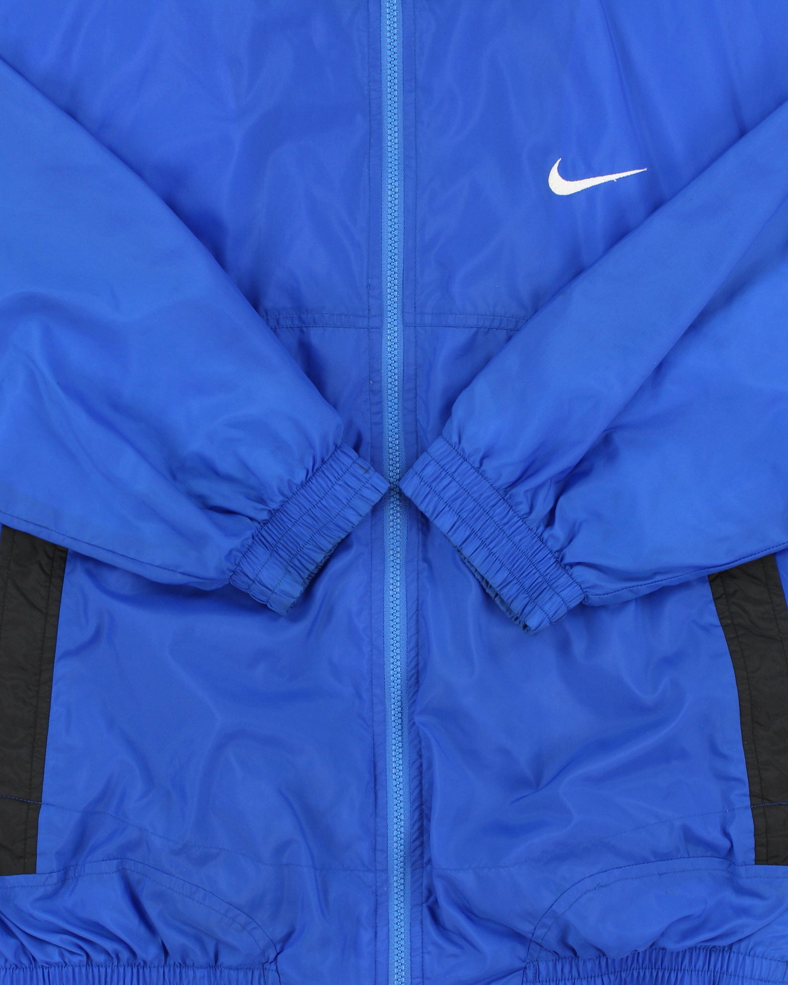 Vintage 1990s Nike Big Swoosh Soft Shell Windbreaker Jacket - M