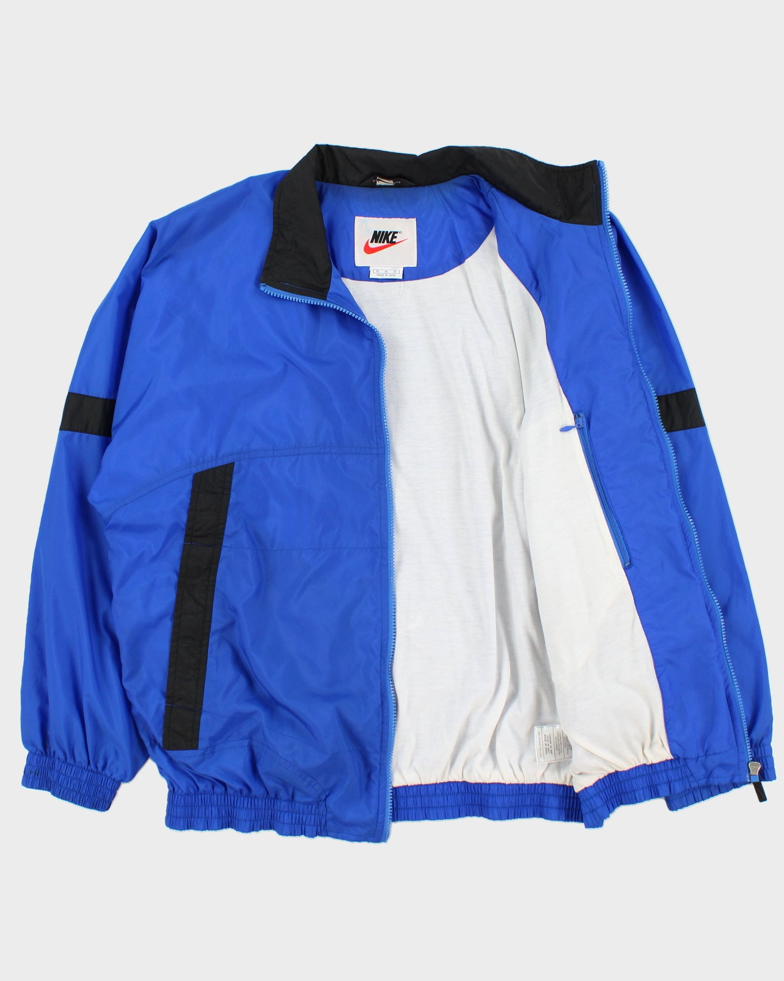 Vintage 1990s Nike Big Swoosh Soft Shell Windbreaker Jacket - M