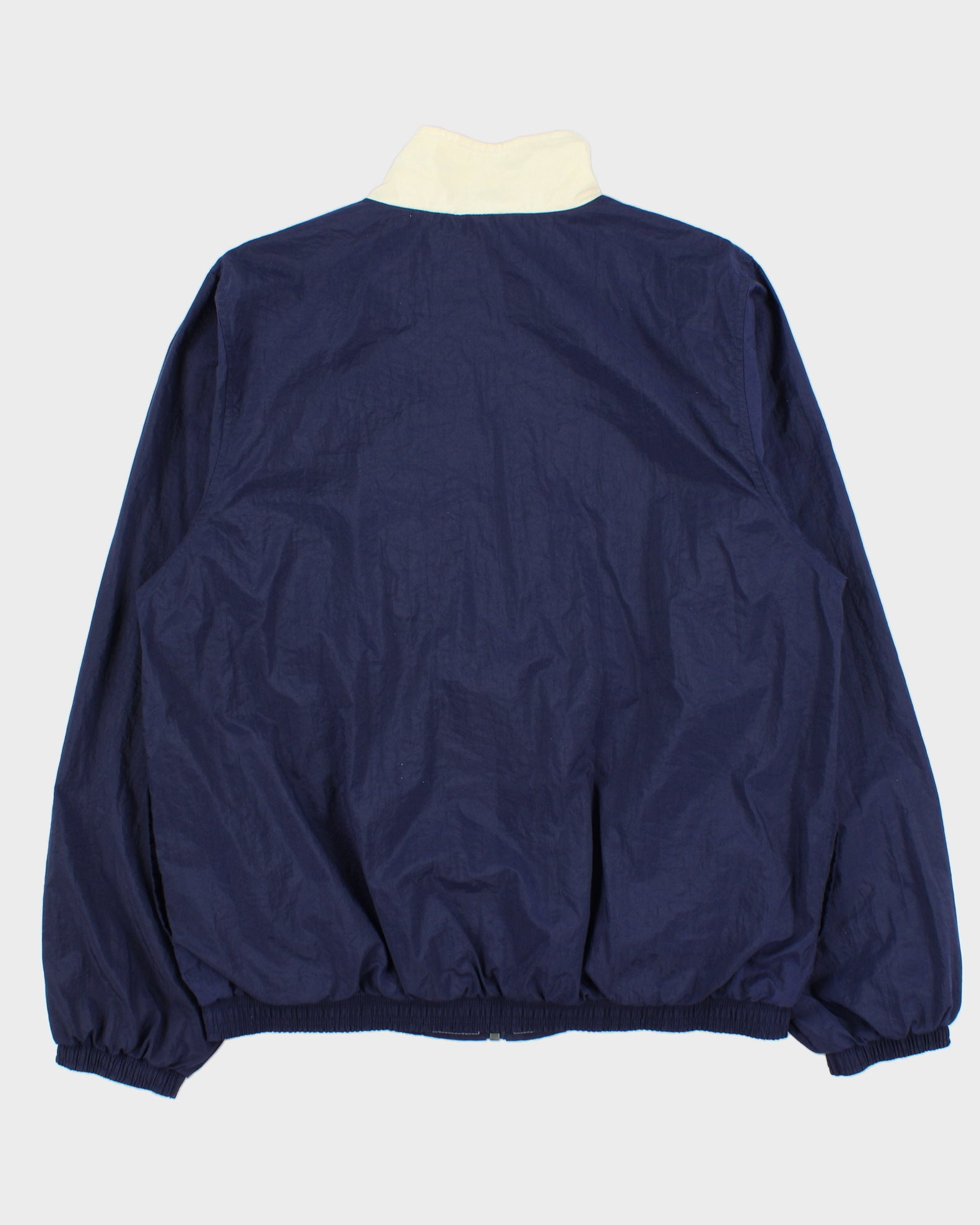 Vintage 1990s Adidas Embroidered 3-Stripe Shell Bomber Jacket - M