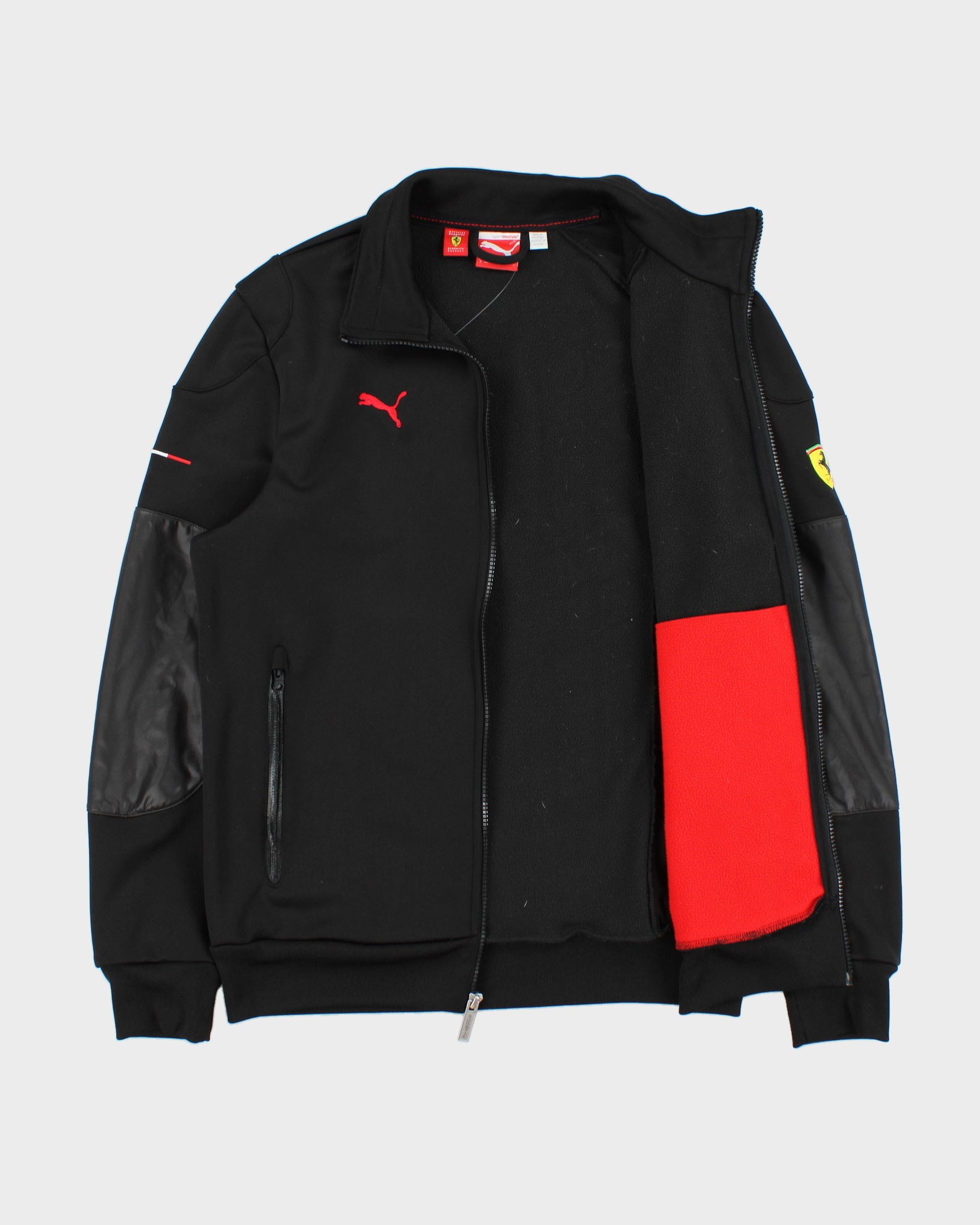 Vintage Puma Scuderia Ferrari Soft Shell F1 Racing Track Jacket - S