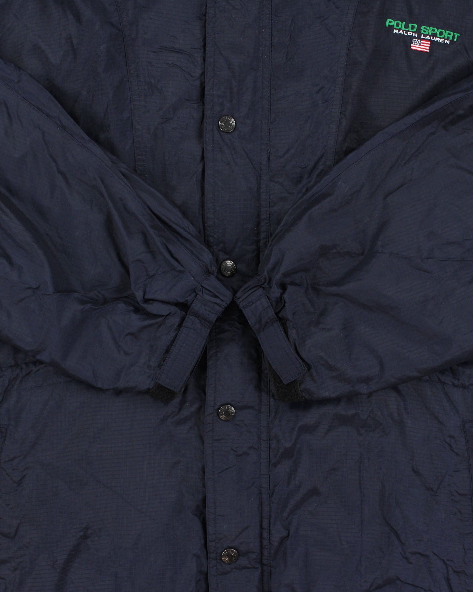 Vintage 1990s Polo Sport Ralph Lauren Fleece Lined Shell Waterproof Outdoors Jacket - M