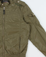 Vintage Y2K 00s Kappa Khaki Italia Soft Shell Cafe Racer Bomber Jacket - XL