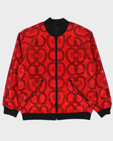 Vintage Adidas Originals 2013 Year of The Snake Reversible Satin Bomber Jacket - M