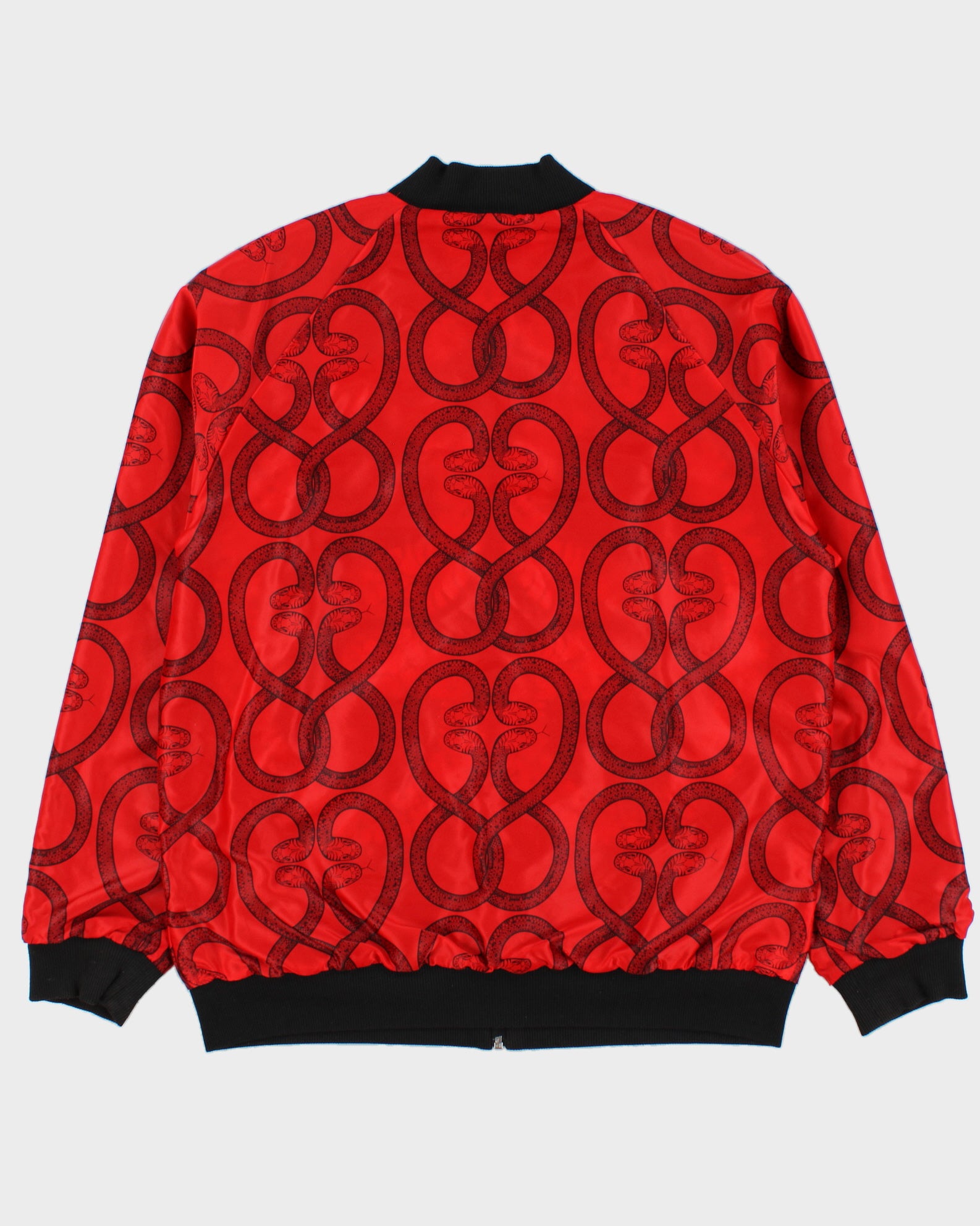 Vintage Adidas Originals 2013 Year of The Snake Reversible Satin Bomber Jacket - M