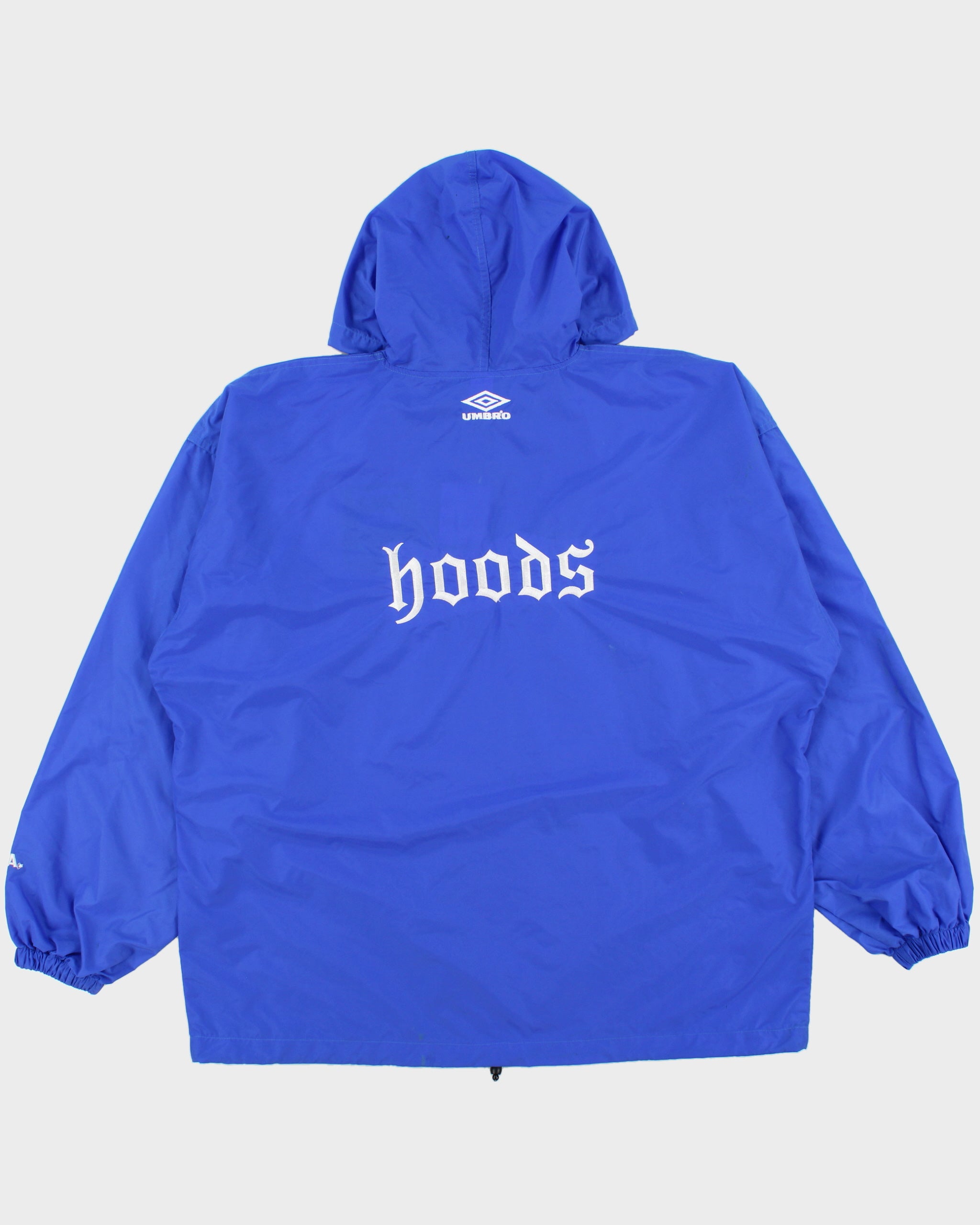 Vintage 1990s Umbro Neighbour Hoods FC Embroidered Shell Quarter-Zip Training Pullover Jacket - XL