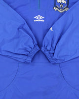 Vintage 1990s Umbro Neighbour Hoods FC Embroidered Shell Quarter-Zip Training Pullover Jacket - XL