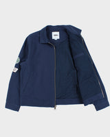 Vans Navy Multi Patch Canvas Harrington Skater Jacket - S
