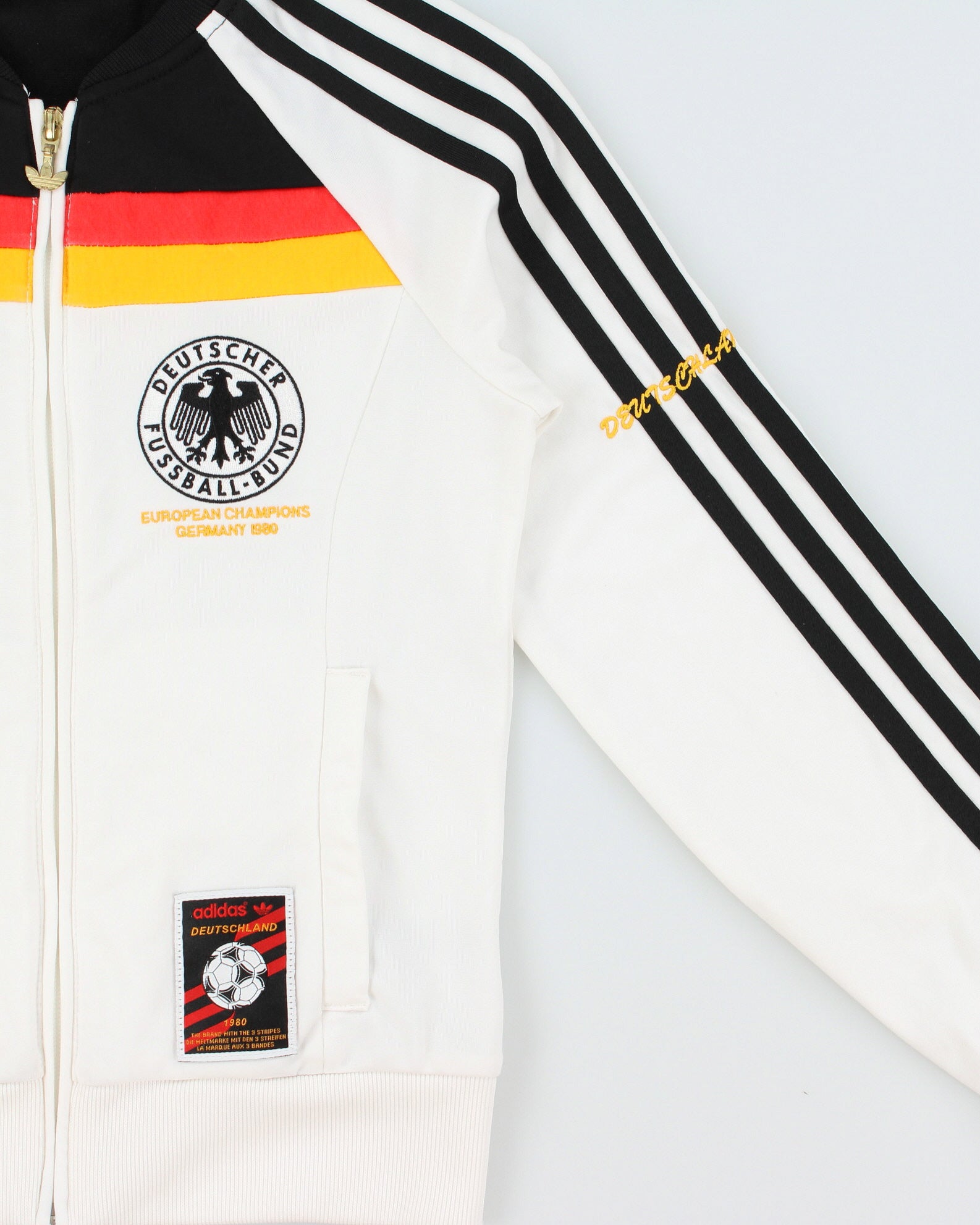 Vintage 2008 Y2K Adidas Originals Women's Germany 1980 European Champions Revisit Track Jacket - XS