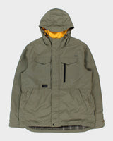 Vintage Oakley Khaki Canvas Shell Waterproof Mountaineering Jacket - XL