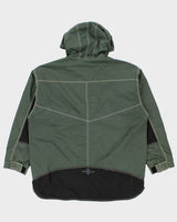 Vintage 1990s O'Neill Sno-Wear Khaki Contrast Stitch Waterproof Shell Mountain Jacket - L