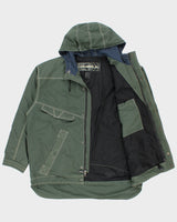 Vintage 1990s O'Neill Sno-Wear Khaki Contrast Stitch Waterproof Shell Mountain Jacket - L