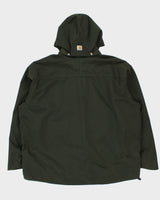 Vintage Carhartt Olive Green Waterproof Breathable Shoreline Storm Defender Jacket - XXXL