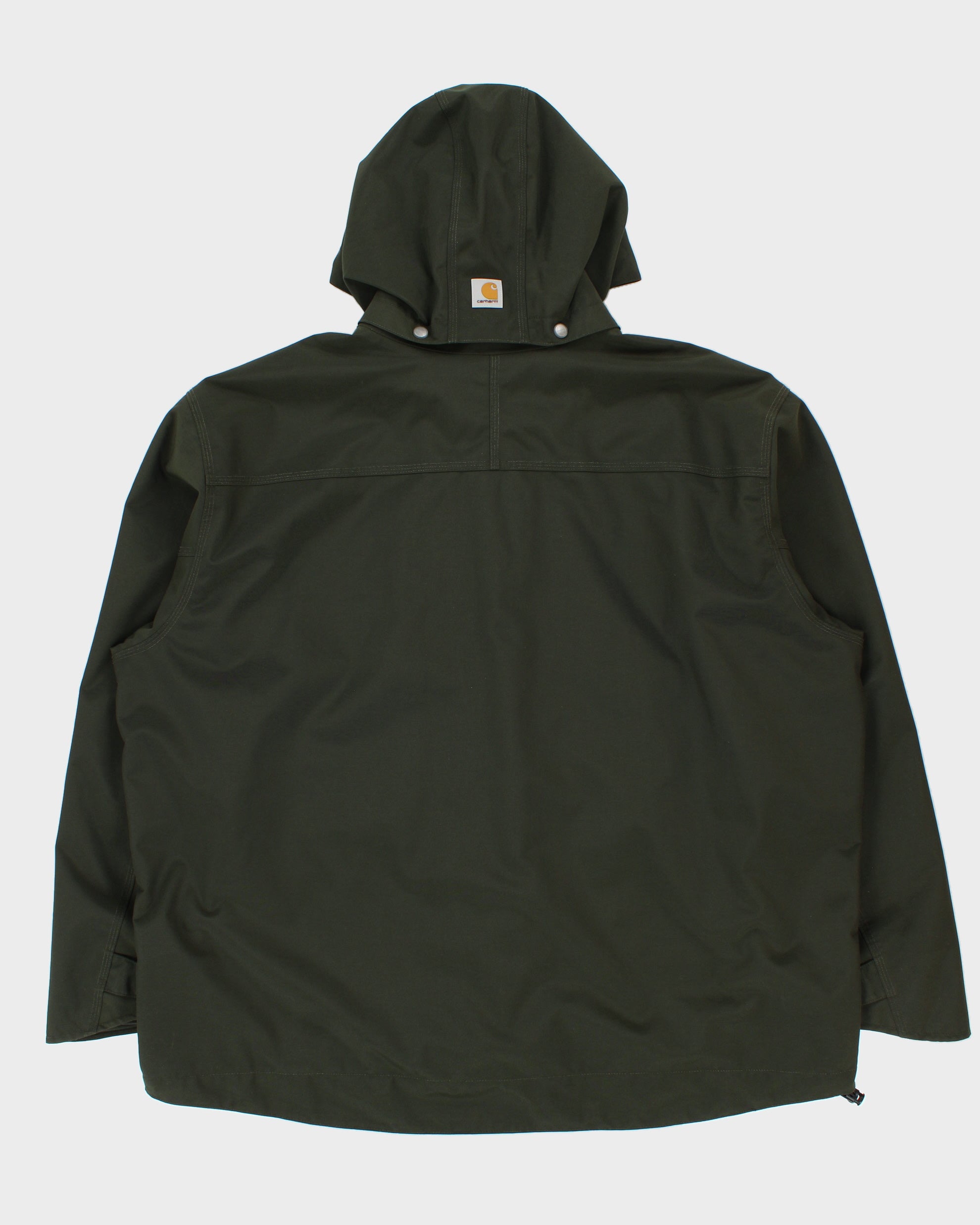 Vintage Carhartt Olive Green Waterproof Breathable Shoreline Storm Defender Jacket - XXXL
