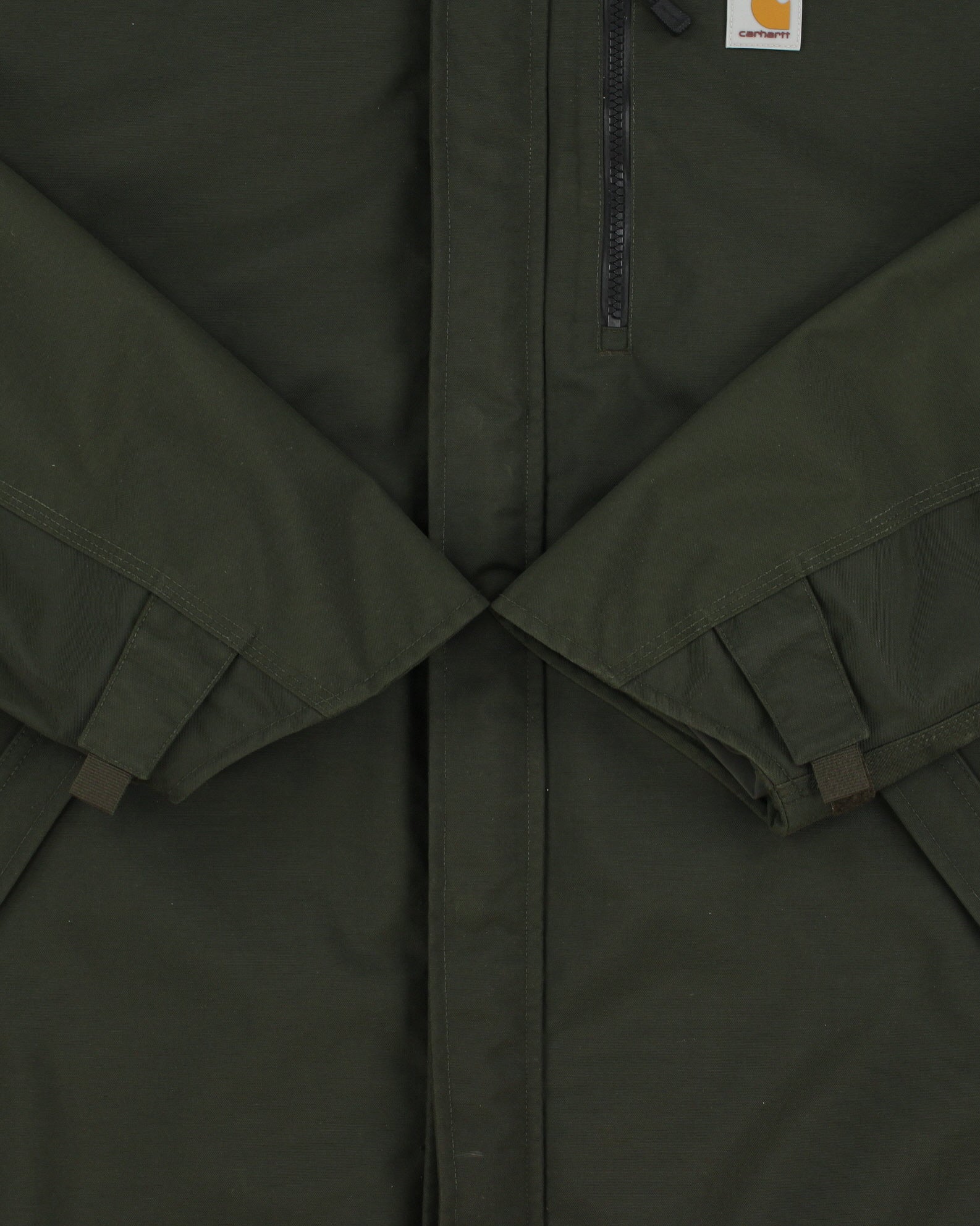 Vintage Carhartt Olive Green Waterproof Breathable Shoreline Storm Defender Jacket - XXXL