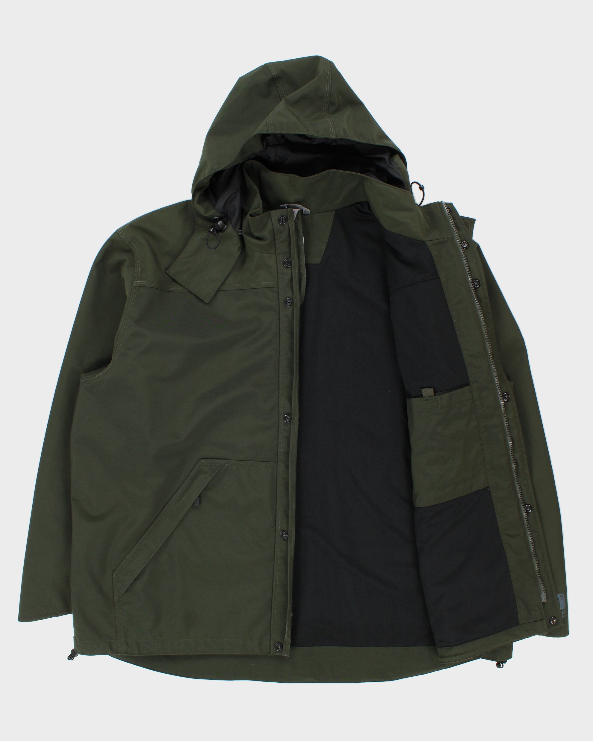 Vintage Carhartt Olive Green Waterproof Breathable Shoreline Storm Defender Jacket - XXXL