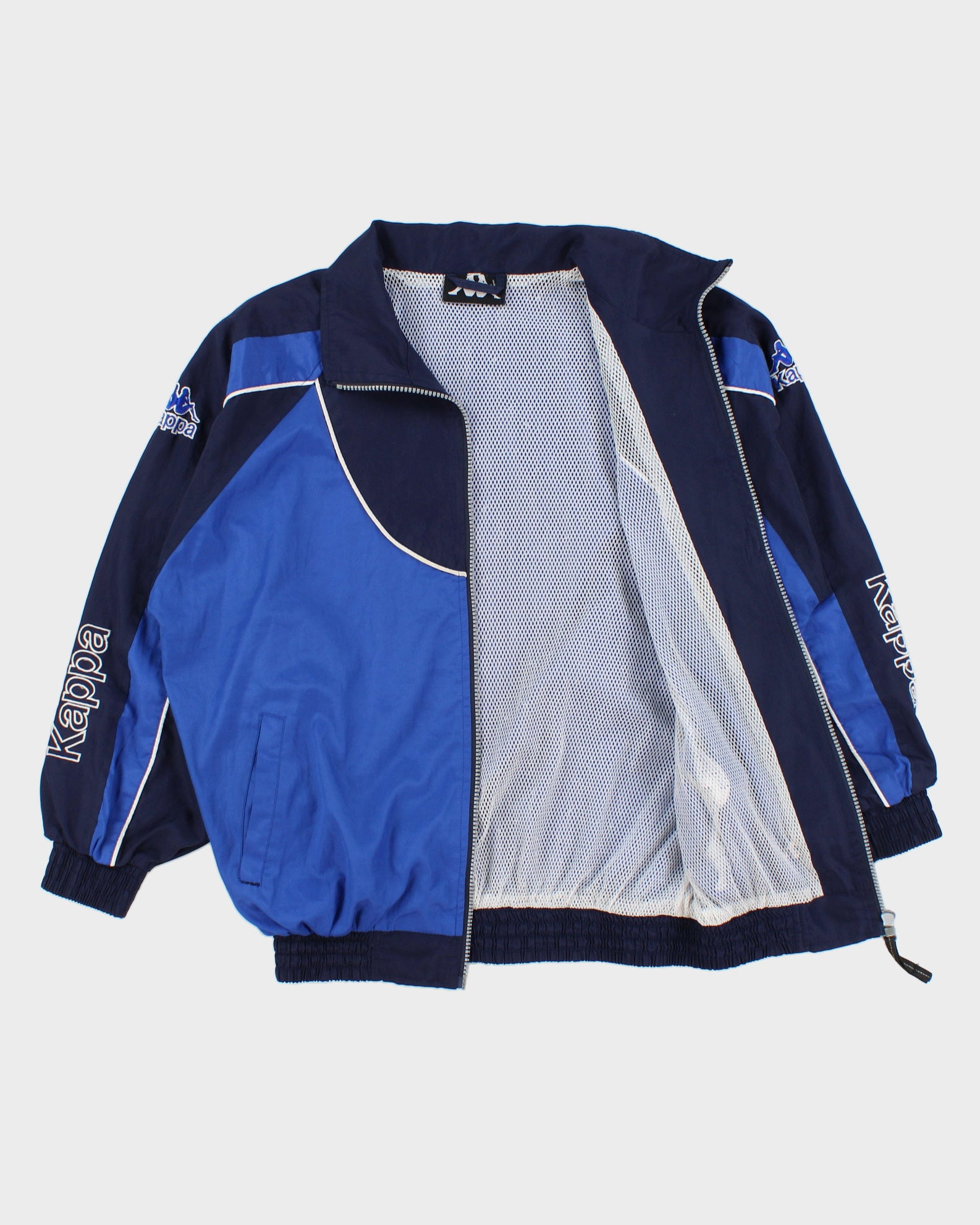 Vintage 1996 Kappa Italy Football Shell Track Bomber Jacket - S