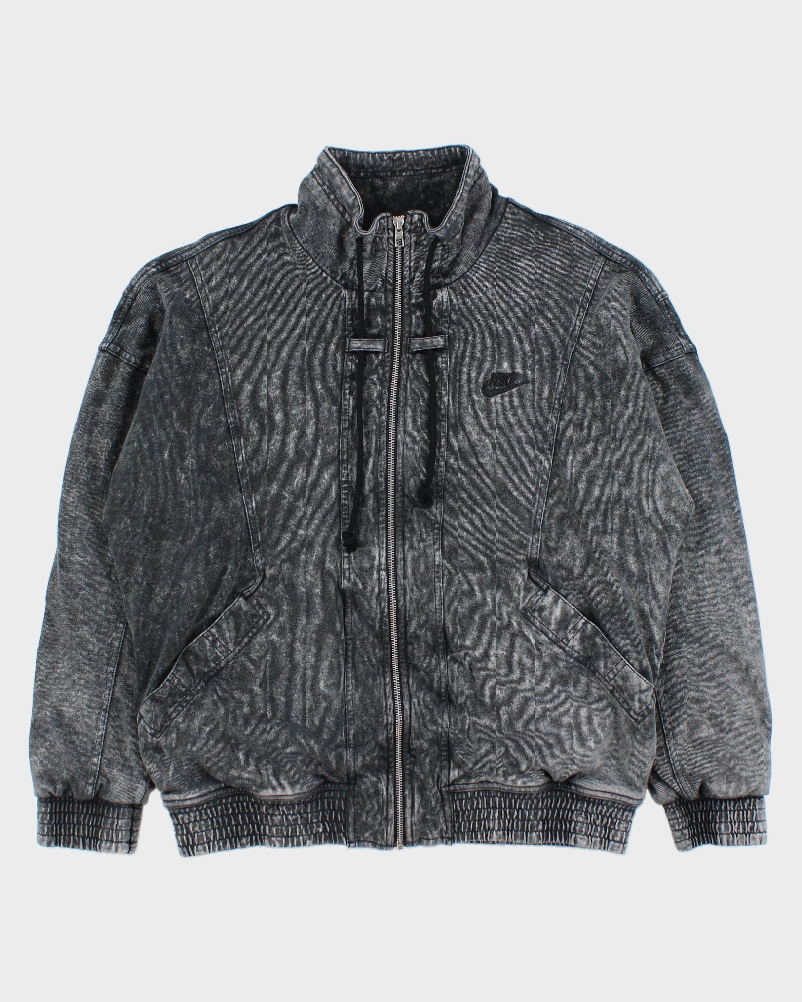 The Dept. Of Nike Archives Challenge Court Andre Agassi Reissue Acid Wash Heavyweight Boxy Track Jacket - S