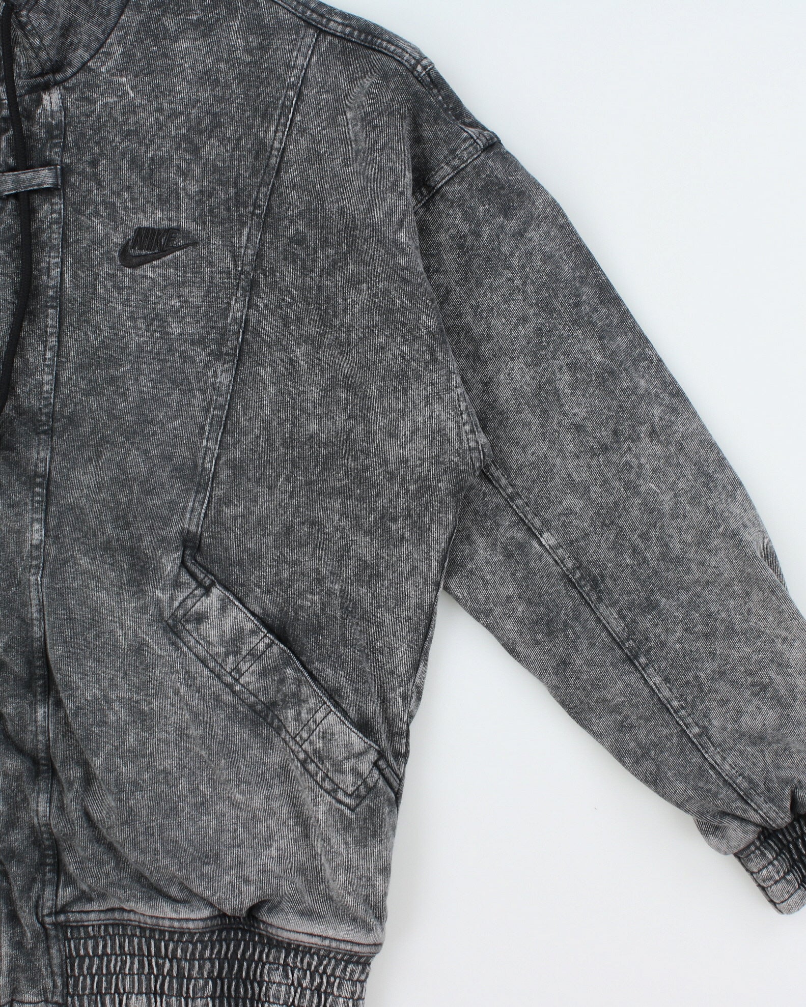 The Dept. Of Nike Archives Challenge Court Andre Agassi Reissue Acid Wash Heavyweight Boxy Track Jacket - S