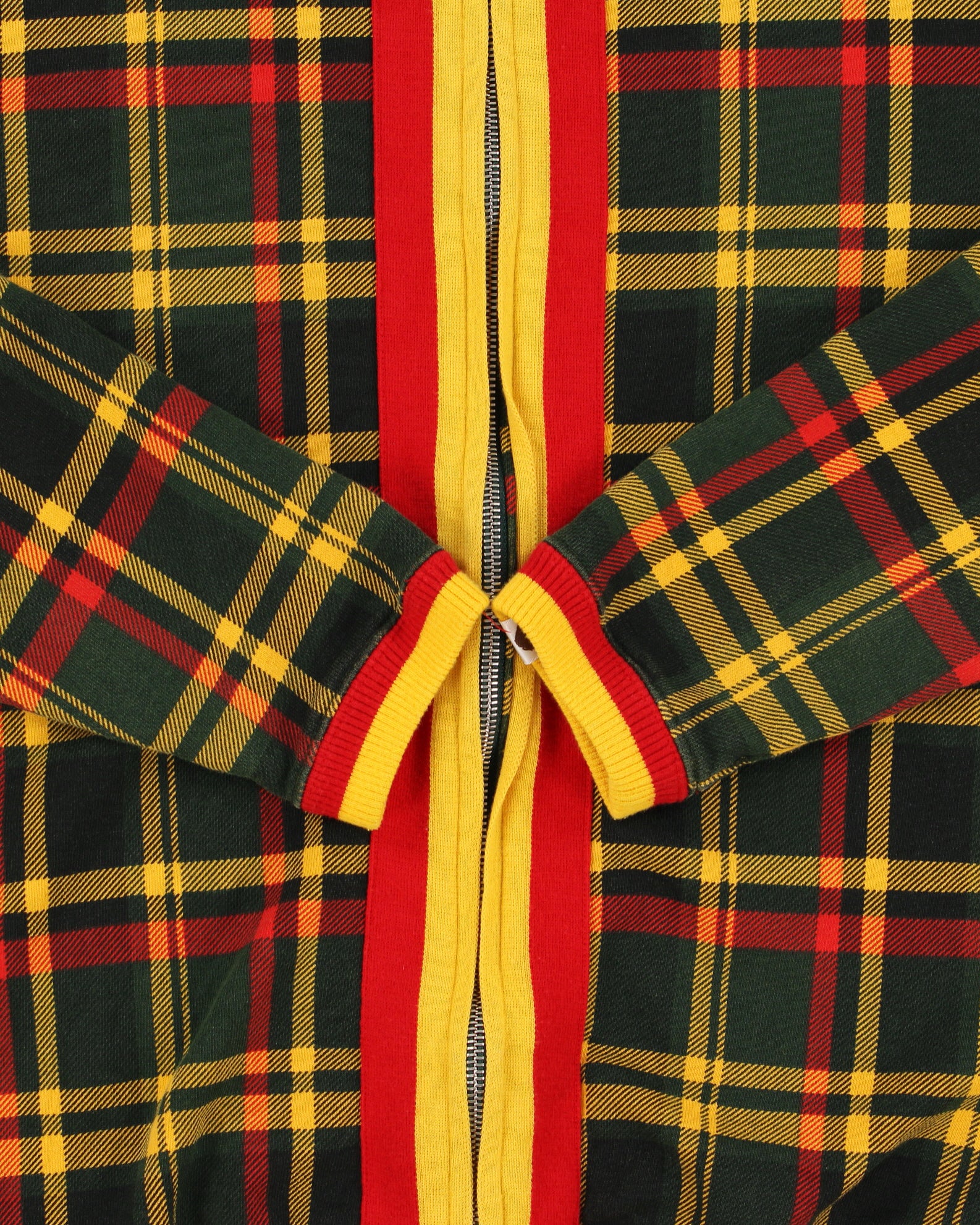 Vintage AW2011 A Bathing Ape Classics Isetan 'City' Tartan Plaid Cardigan Bomber Jacket - S