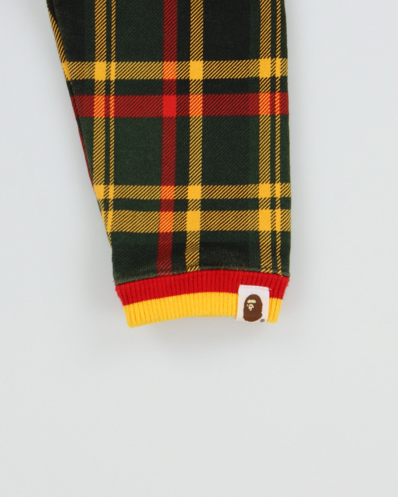 Vintage AW2011 A Bathing Ape Classics Isetan 'City' Tartan Plaid Cardigan Bomber Jacket - S