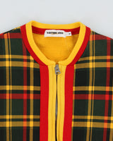 Vintage AW2011 A Bathing Ape Classics Isetan 'City' Tartan Plaid Cardigan Bomber Jacket - S