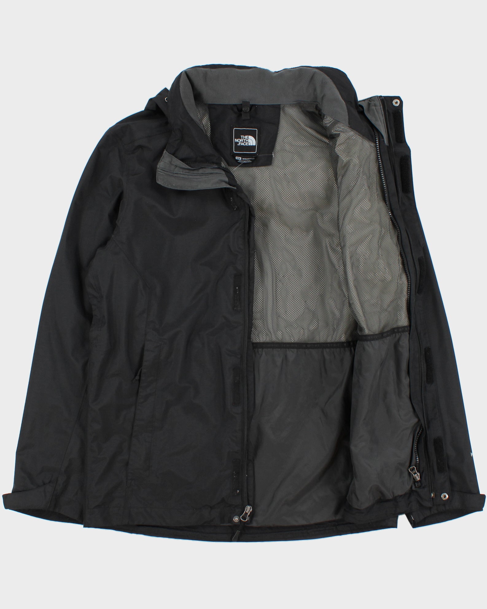 Vintage The North Face Black Breathable Windproof HyVent Mountaineering Jacket - M