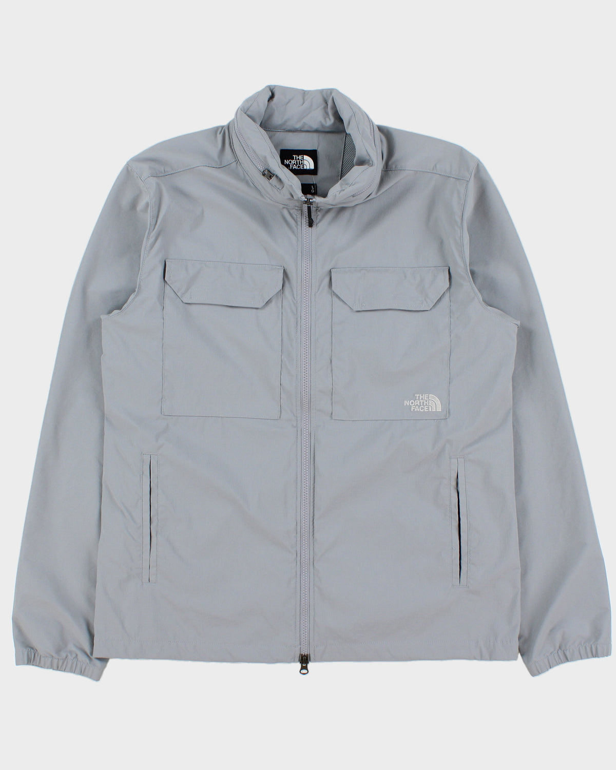 The North Face Grey Multi-Pocket Breathable Soft Shell Windproof Temescal Field Jacket - L