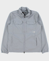 The North Face Grey Multi-Pocket Breathable Soft Shell Windproof Temescal Field Jacket - L