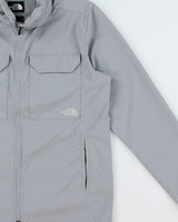 The North Face Grey Multi-Pocket Breathable Soft Shell Windproof Temescal Field Jacket - L