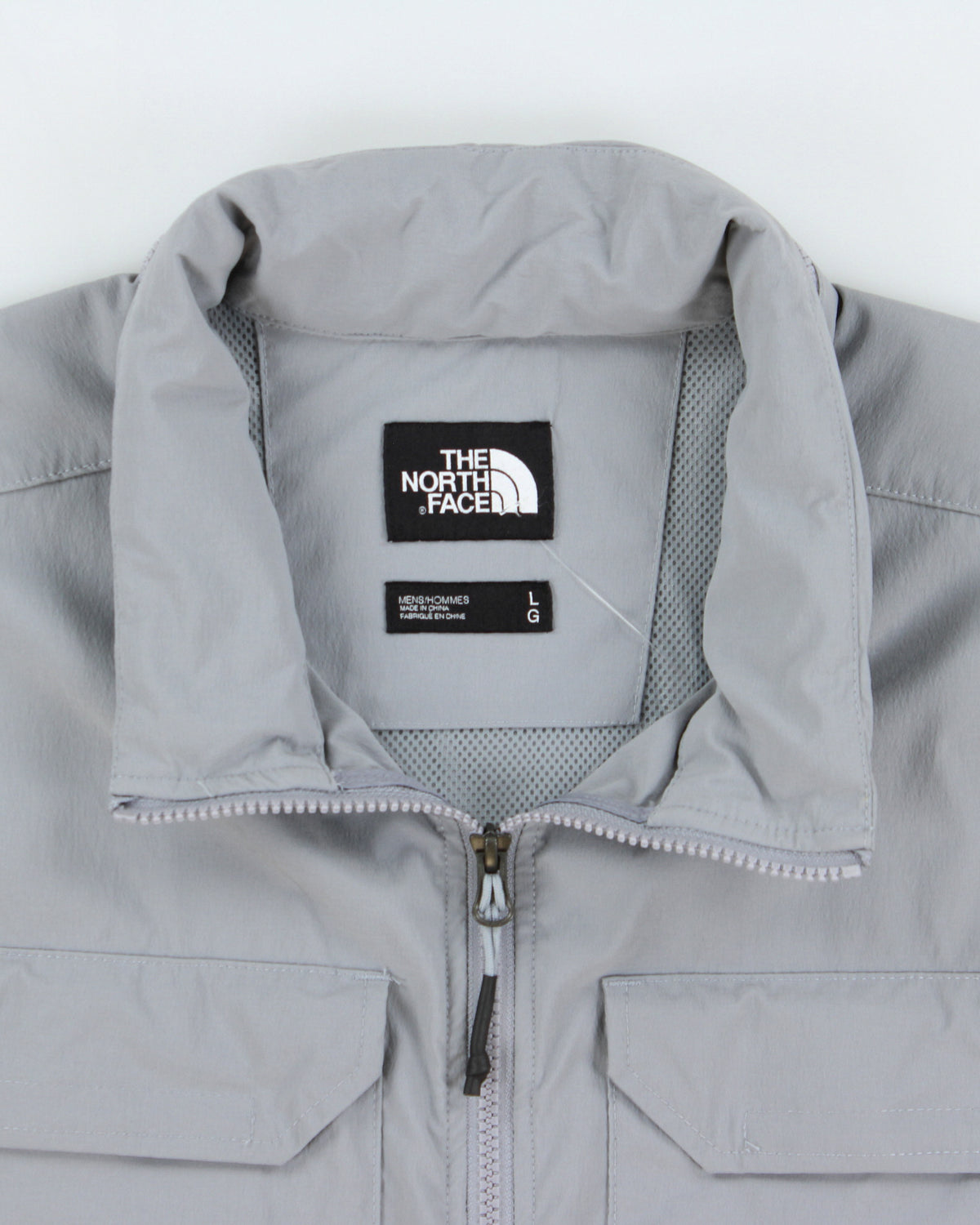 The North Face Grey Multi-Pocket Breathable Soft Shell Windproof Temescal Field Jacket - L