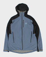 Vintage Salomon Cold Blue Lightweight AdvancedSkin Dry Soft Shell Windproof Jacket - XL