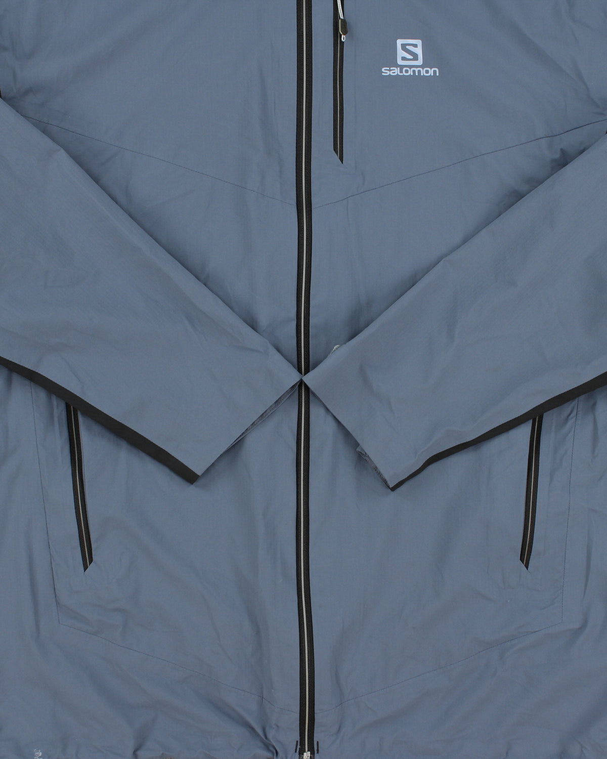 Vintage Salomon Cold Blue Lightweight AdvancedSkin Dry Soft Shell Windproof Jacket - XL